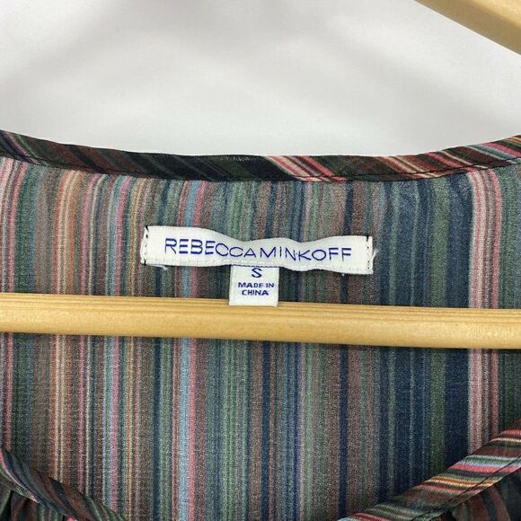 Rebecca Minkoff Shirt Striped Patti - Picture 3 of 6